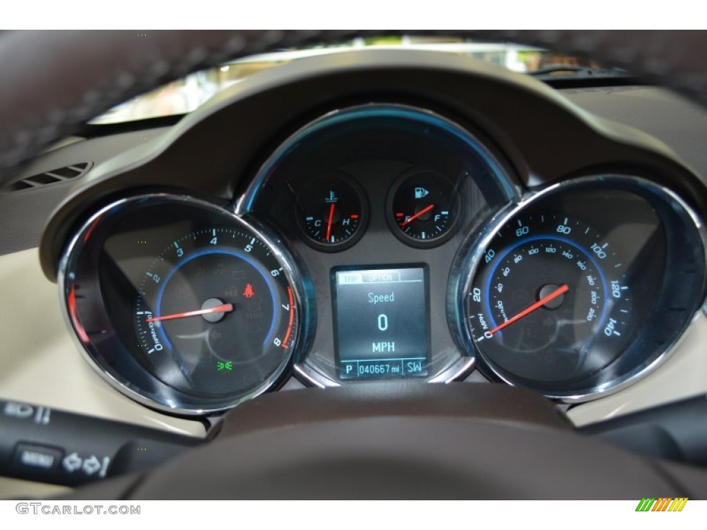 2013 Cruze LTZ - Summit White / Cocoa/Light Neutral photo #29