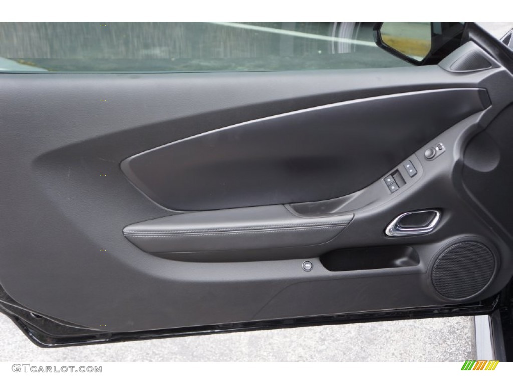 2014 Chevrolet Camaro Z/28 Coupe Black Door Panel Photo #104430920