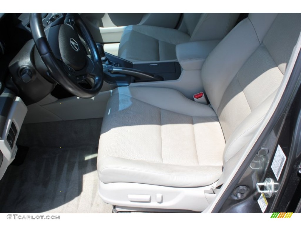 2009 TSX Sedan - Polished Metal Metallic / Taupe photo #12