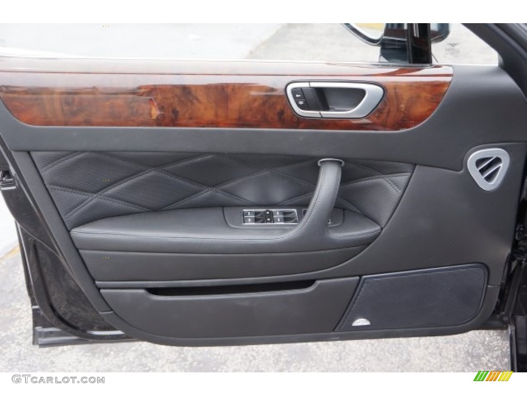 2009 Bentley Continental Flying Spur Speed Beluga Door Panel Photo #104432015
