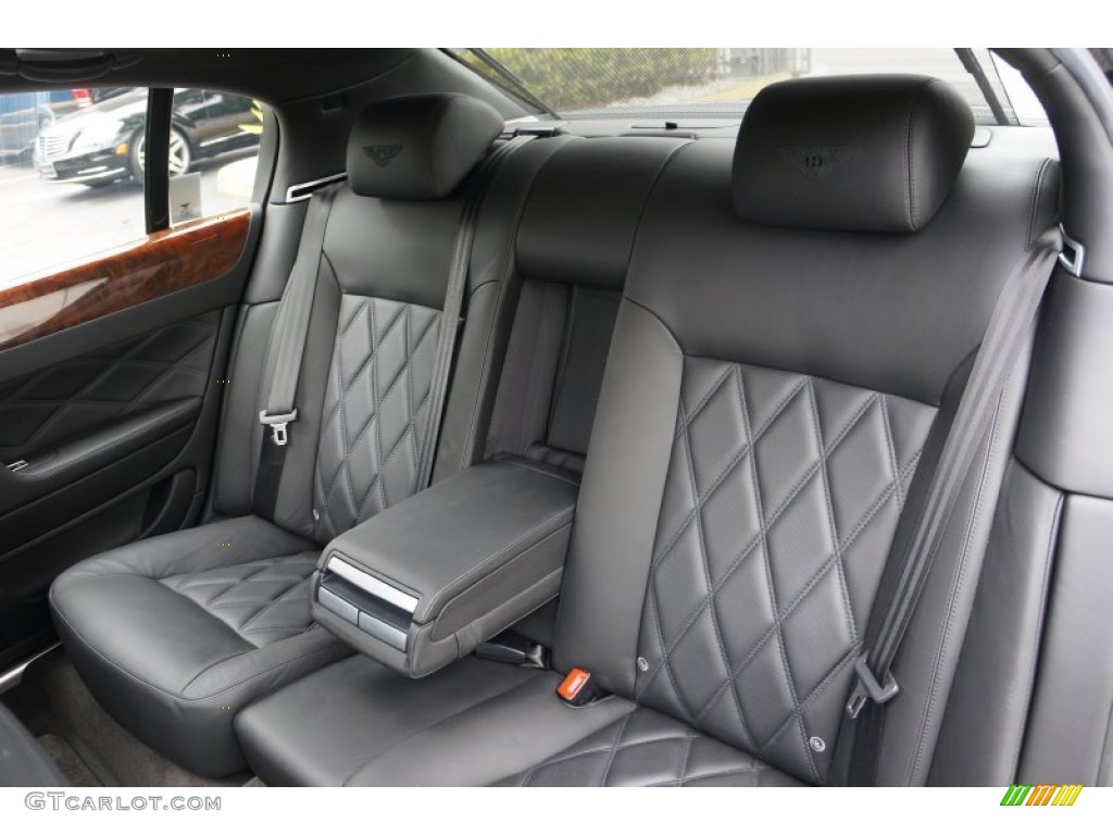 2009 Bentley Continental Flying Spur Speed Rear Seat Photo #104432172