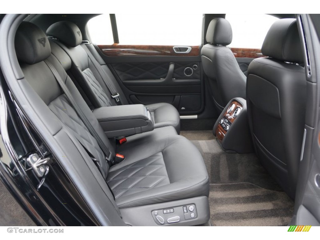 2009 Bentley Continental Flying Spur Speed Rear Seat Photo #104432306