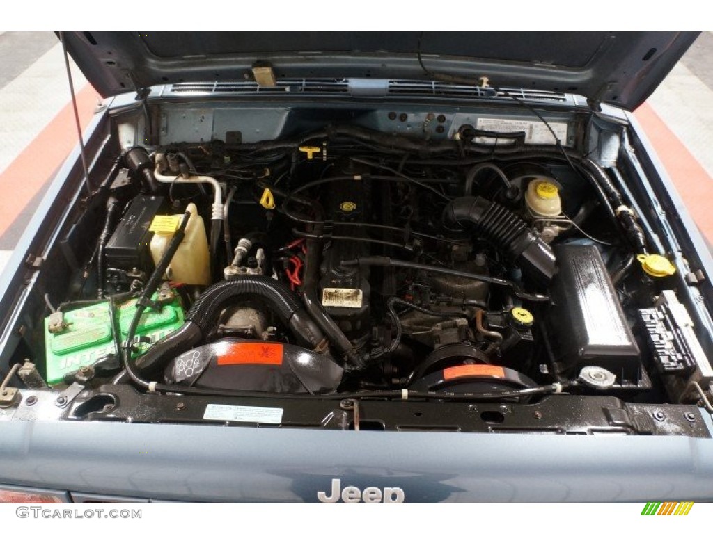 1999 Cherokee Sport 4x4 - Gunmetal Pearl / Agate photo #30