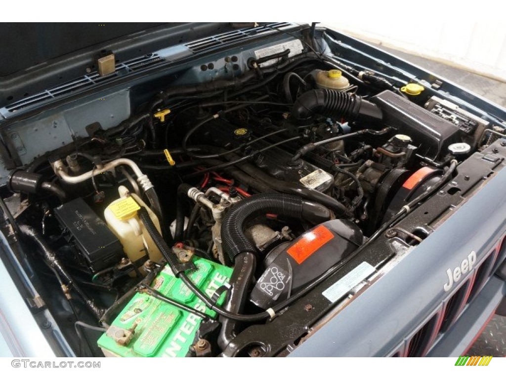 1999 Cherokee Sport 4x4 - Gunmetal Pearl / Agate photo #32