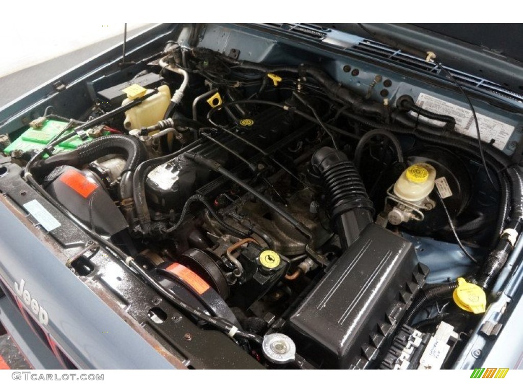 1999 Cherokee Sport 4x4 - Gunmetal Pearl / Agate photo #33