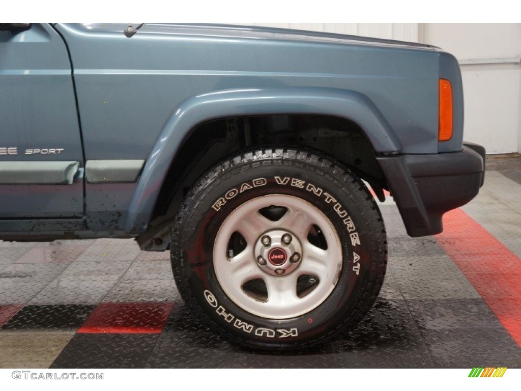 1999 Cherokee Sport 4x4 - Gunmetal Pearl / Agate photo #37