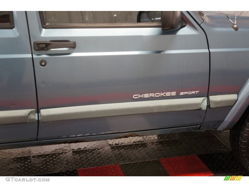 1999 Cherokee Sport 4x4 - Gunmetal Pearl / Agate photo #42