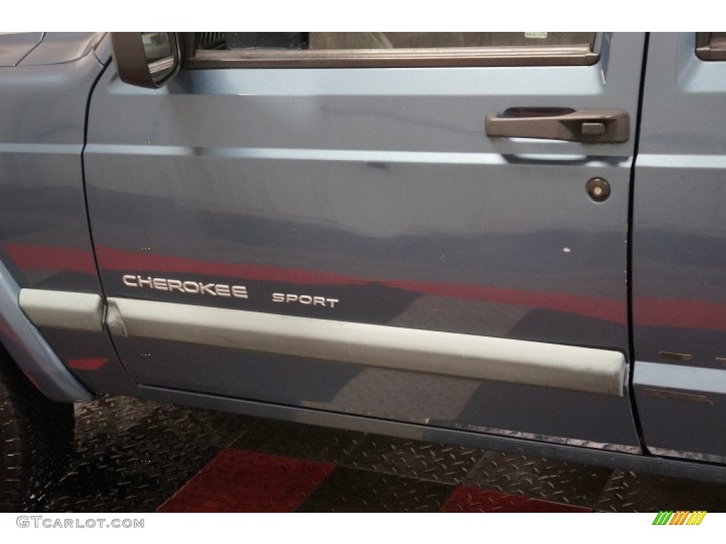 1999 Cherokee Sport 4x4 - Gunmetal Pearl / Agate photo #66