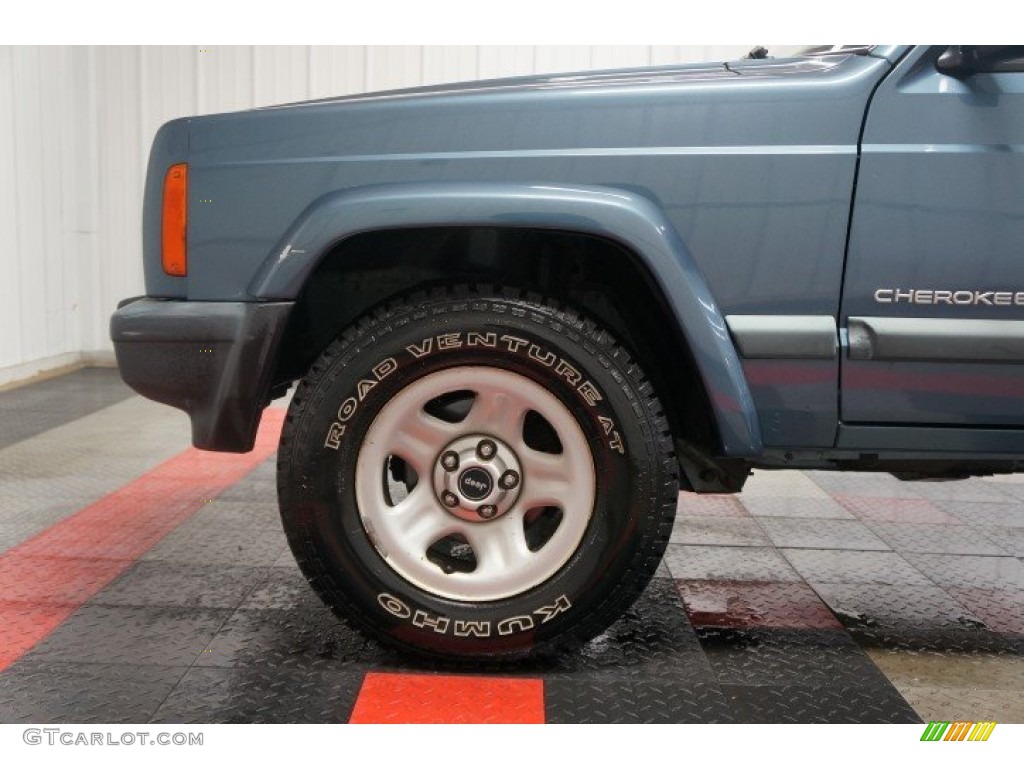 1999 Cherokee Sport 4x4 - Gunmetal Pearl / Agate photo #69