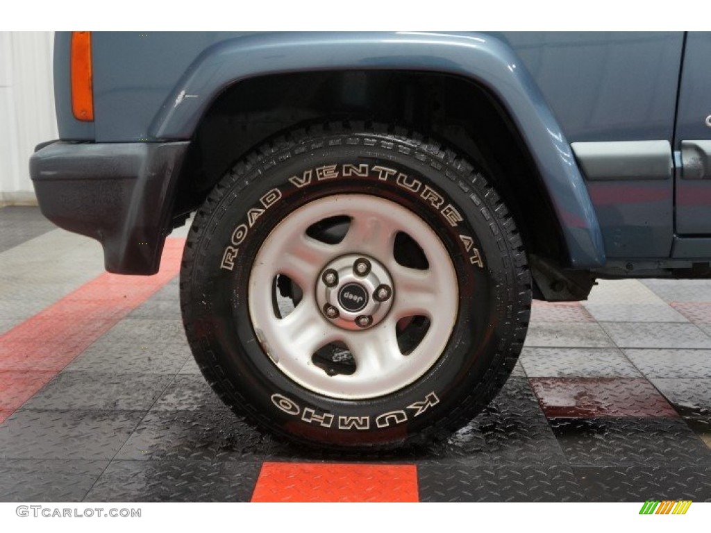 1999 Cherokee Sport 4x4 - Gunmetal Pearl / Agate photo #70