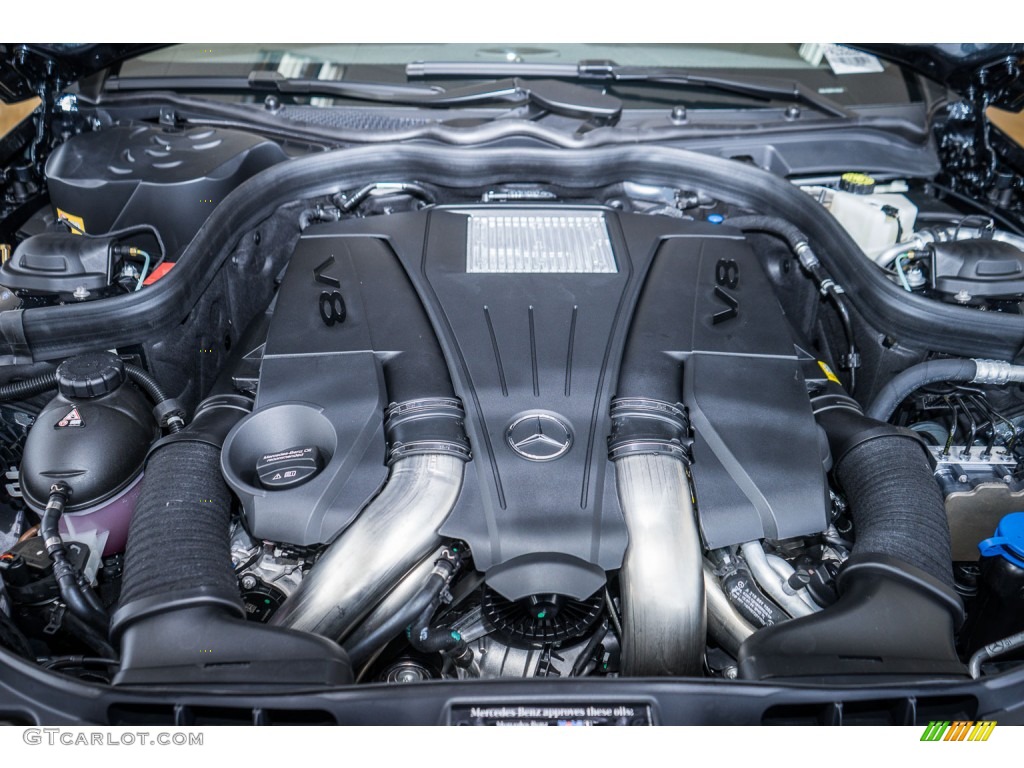 2015 Mercedes-Benz CLS 550 Coupe 4.7 Liter DI Twin-Turbocharged DOHC 32-Valve VVT V8 Engine Photo #104437505