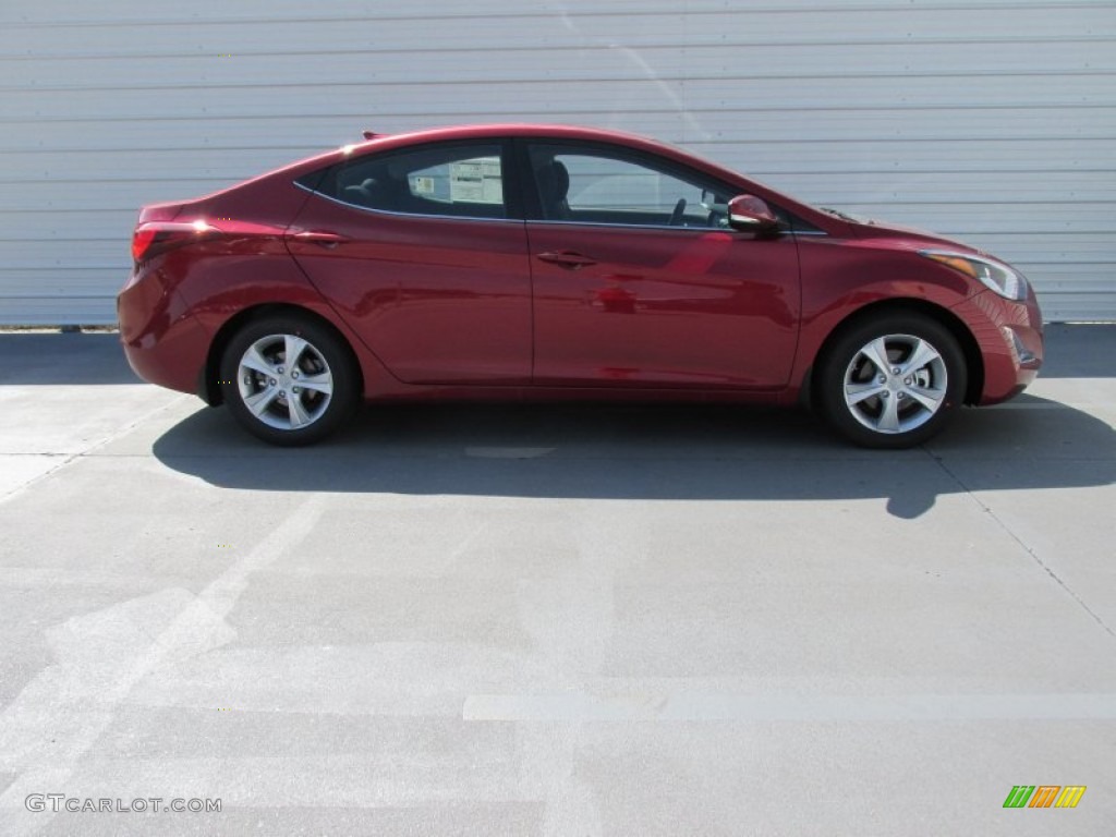 2016 Elantra Value Edition - Red / Black photo #3