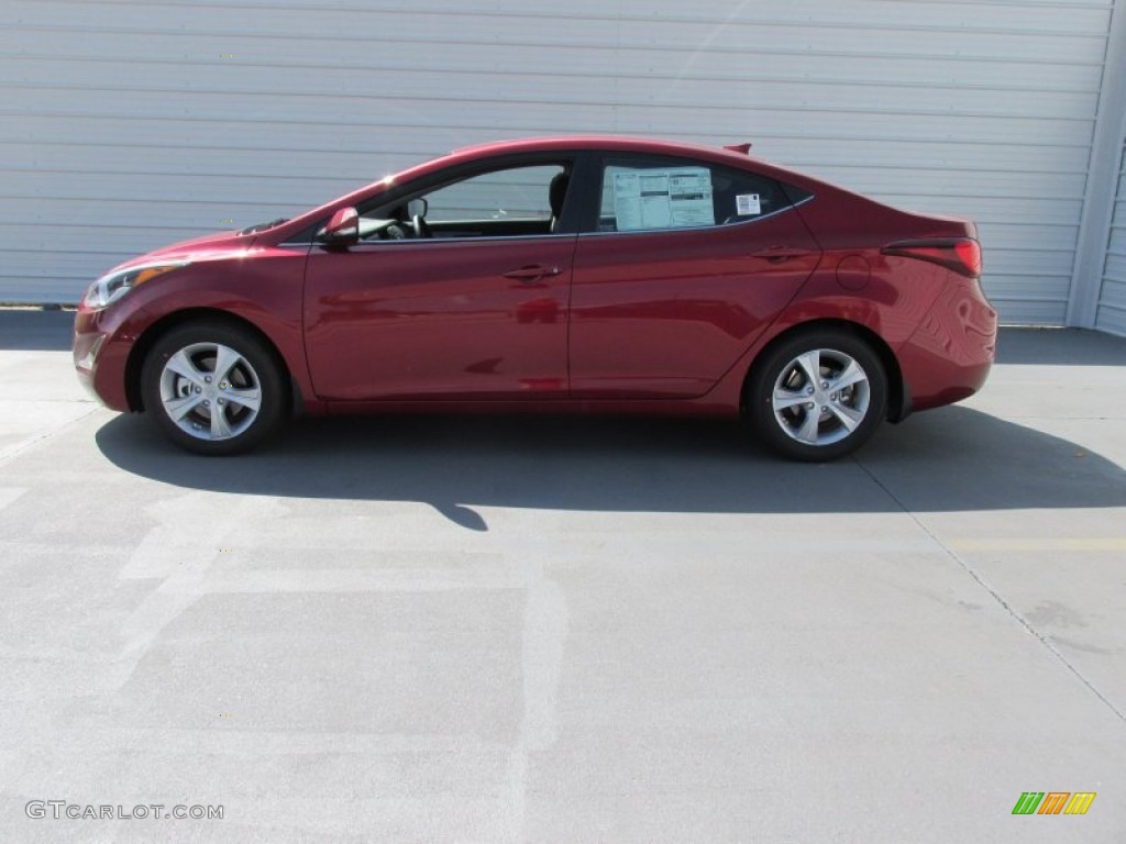 2016 Elantra Value Edition - Red / Black photo #6