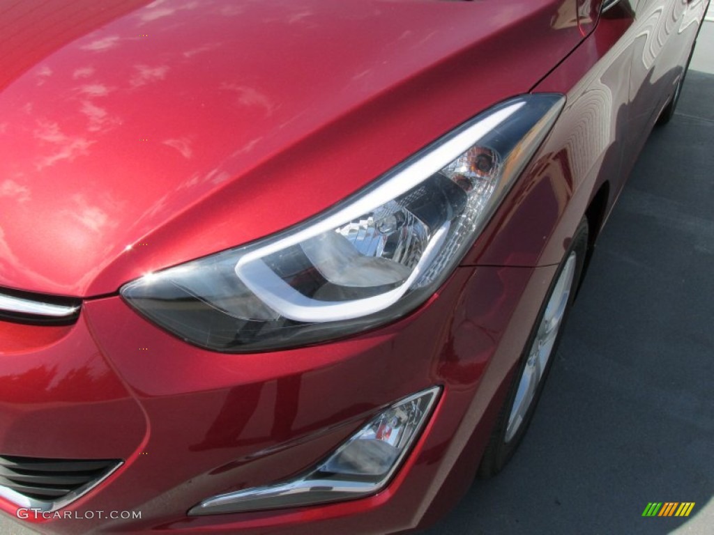 2016 Elantra Value Edition - Red / Black photo #9