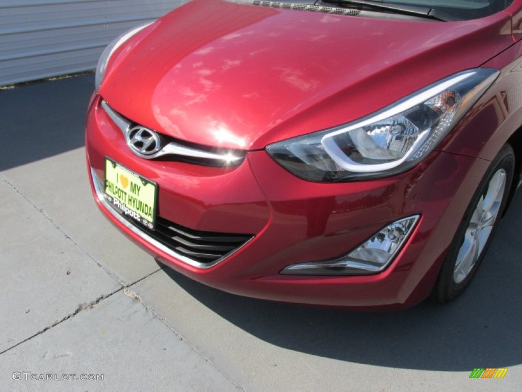 2016 Elantra Value Edition - Red / Black photo #10