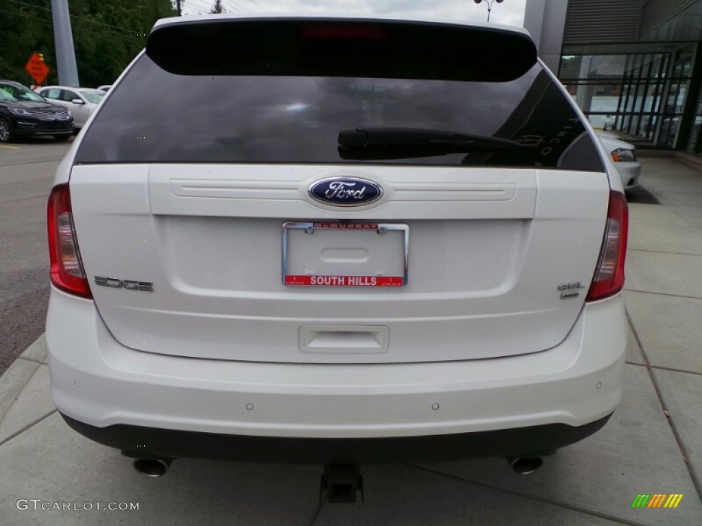 2012 Edge SEL AWD - White Platinum Metallic Tri-Coat / Medium Light Stone photo #3
