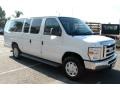 2009 Oxford White Ford E Series Van E350 Super Duty XLT Extended Passenger  photo #1