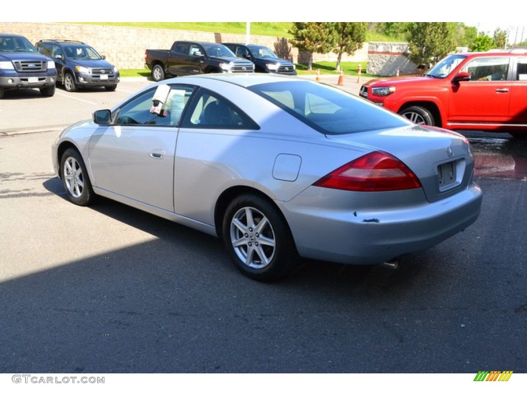 2003 Accord EX V6 Coupe - Satin Silver Metallic / Black photo #4