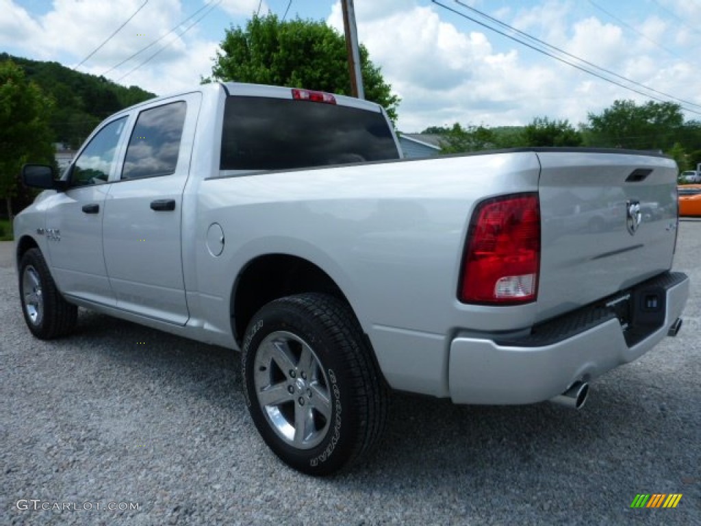 2015 1500 Express Crew Cab 4x4 - Bright Silver Metallic / Black/Diesel Gray photo #3