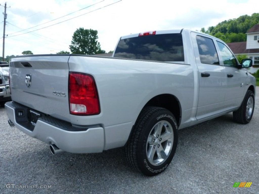 2015 1500 Express Crew Cab 4x4 - Bright Silver Metallic / Black/Diesel Gray photo #5