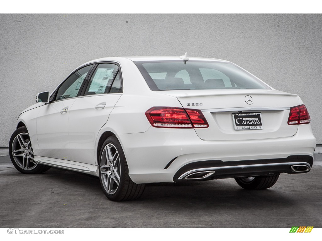 2016 E 350 Sedan - Polar White / Black photo #2