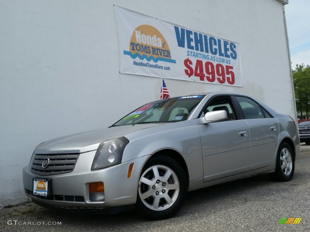 2005 CTS Sedan - Light Platinum / Light Gray/Ebony photo #1