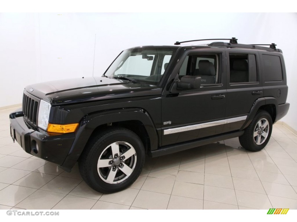 2006 Commander 4x4 - Black / Medium Slate Gray photo #3