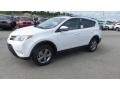 2015 Super White Toyota RAV4 XLE  photo #4