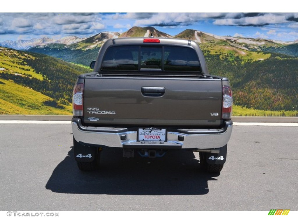 2015 Tacoma V6 Double Cab 4x4 - Pyrite Mica / Graphite photo #4