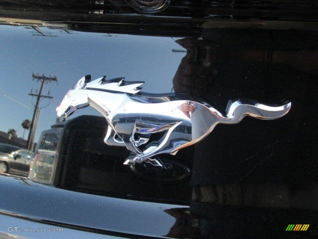 2015 Mustang EcoBoost Premium Convertible - Magnetic Metallic / Ebony photo #10