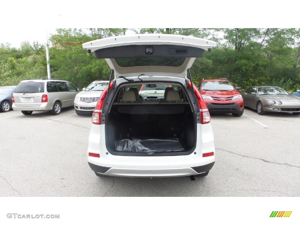 2015 CR-V EX-L AWD - White Diamond Pearl / Beige photo #10