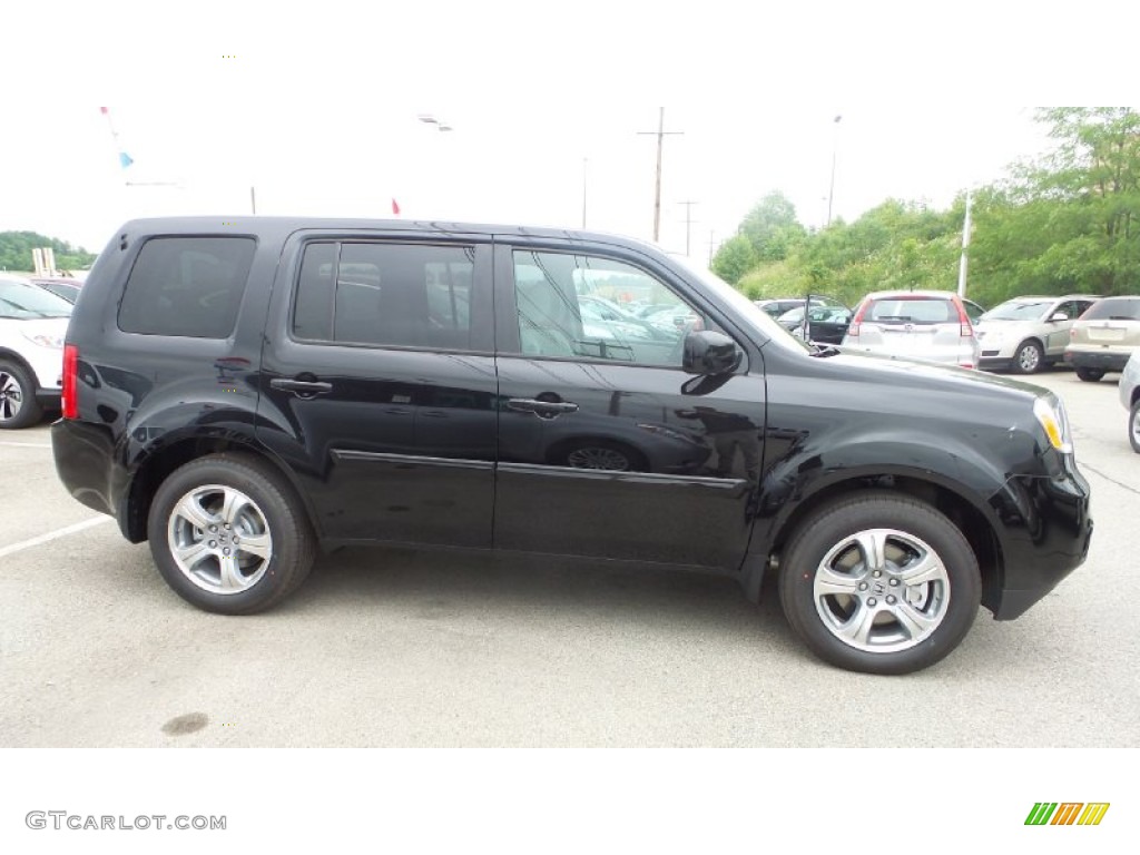 2015 Pilot EX-L 4WD - Crystal Black Pearl / Gray photo #2