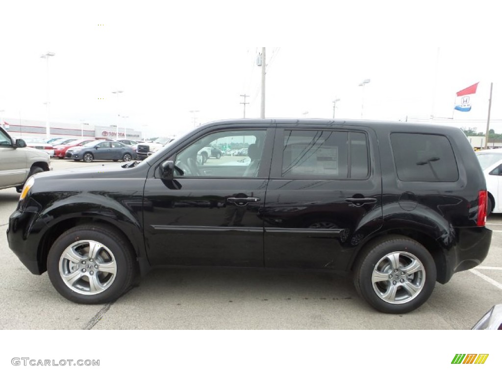 2015 Pilot EX-L 4WD - Crystal Black Pearl / Gray photo #5