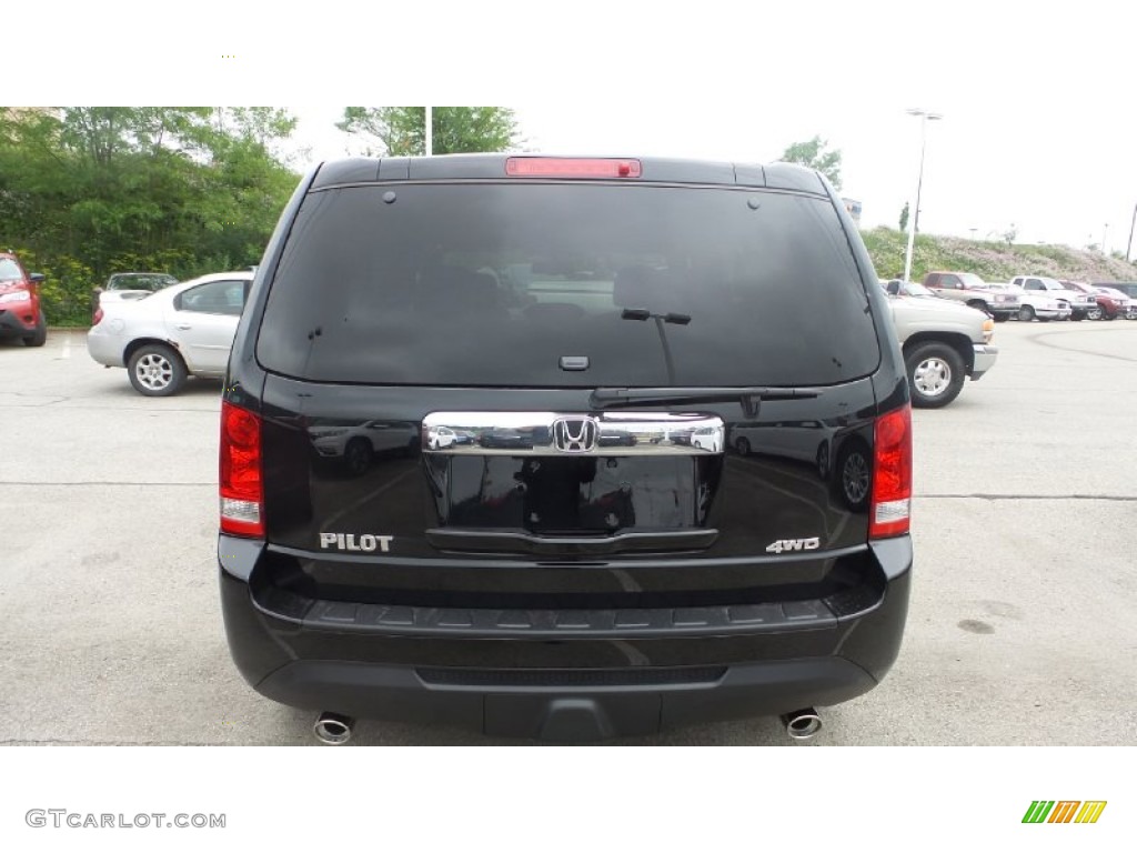 2015 Pilot EX-L 4WD - Crystal Black Pearl / Gray photo #8