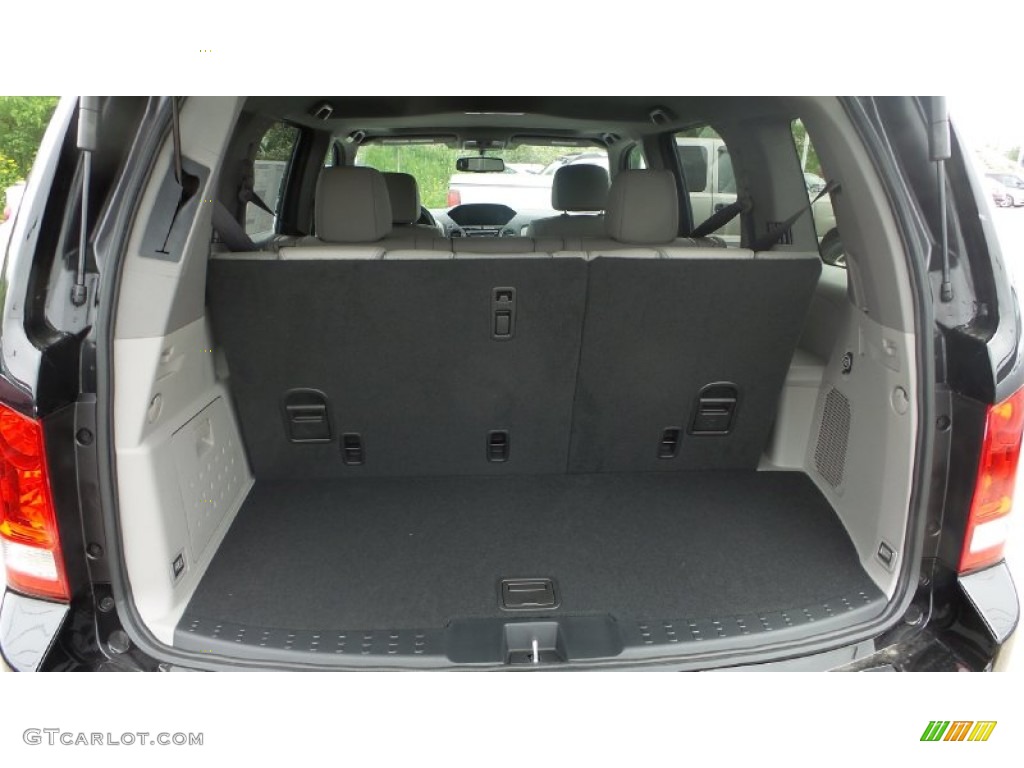 2015 Pilot EX-L 4WD - Crystal Black Pearl / Gray photo #9