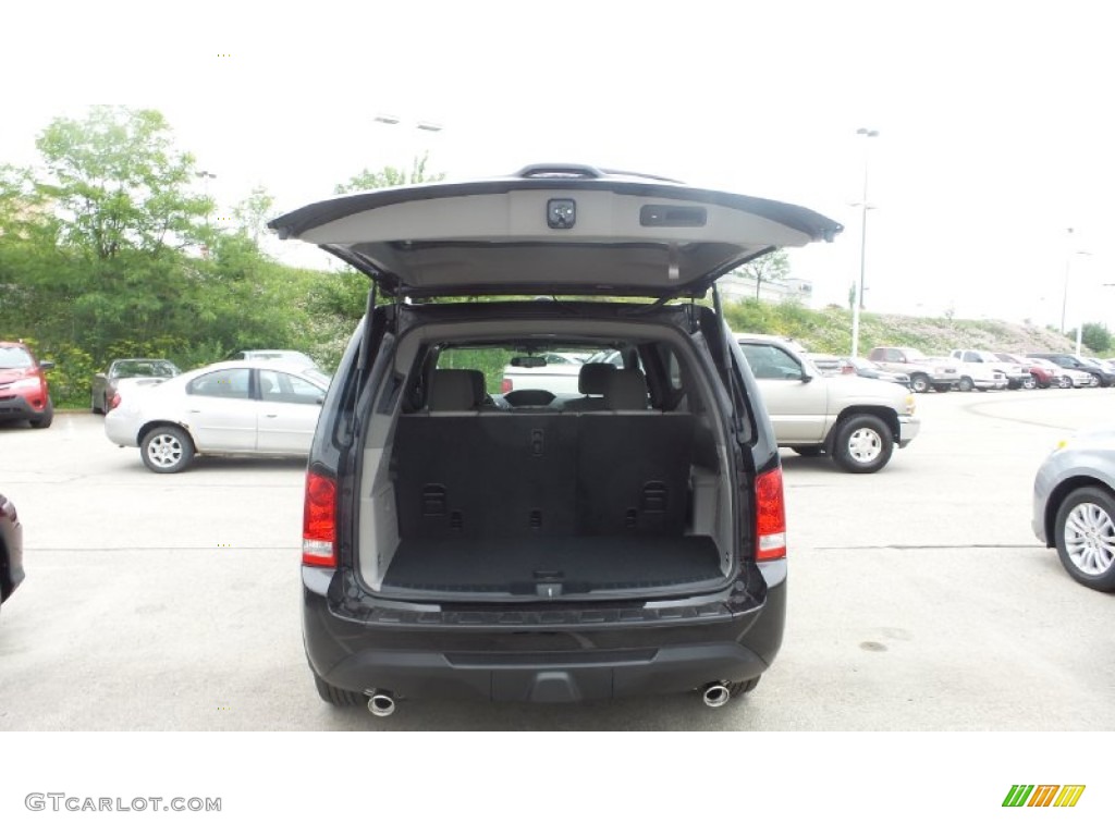 2015 Pilot EX-L 4WD - Crystal Black Pearl / Gray photo #10