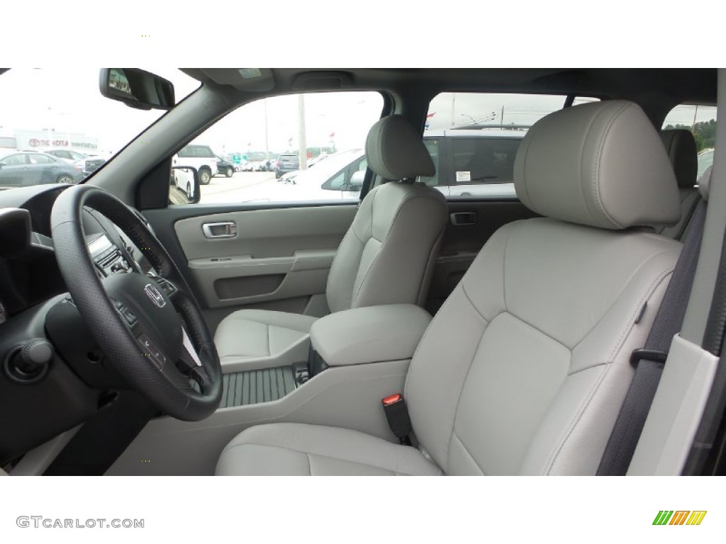2015 Pilot EX-L 4WD - Crystal Black Pearl / Gray photo #12