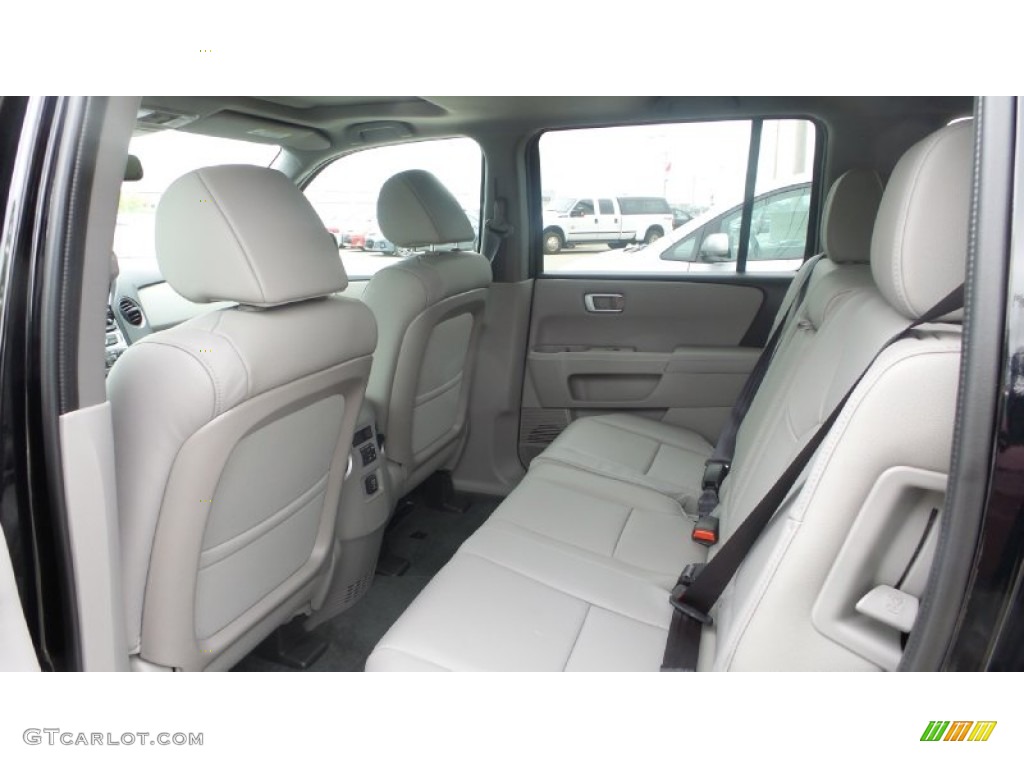 2015 Pilot EX-L 4WD - Crystal Black Pearl / Gray photo #13