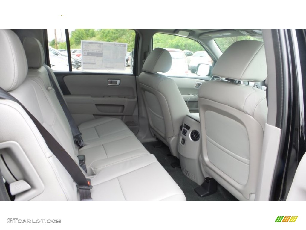 2015 Pilot EX-L 4WD - Crystal Black Pearl / Gray photo #15