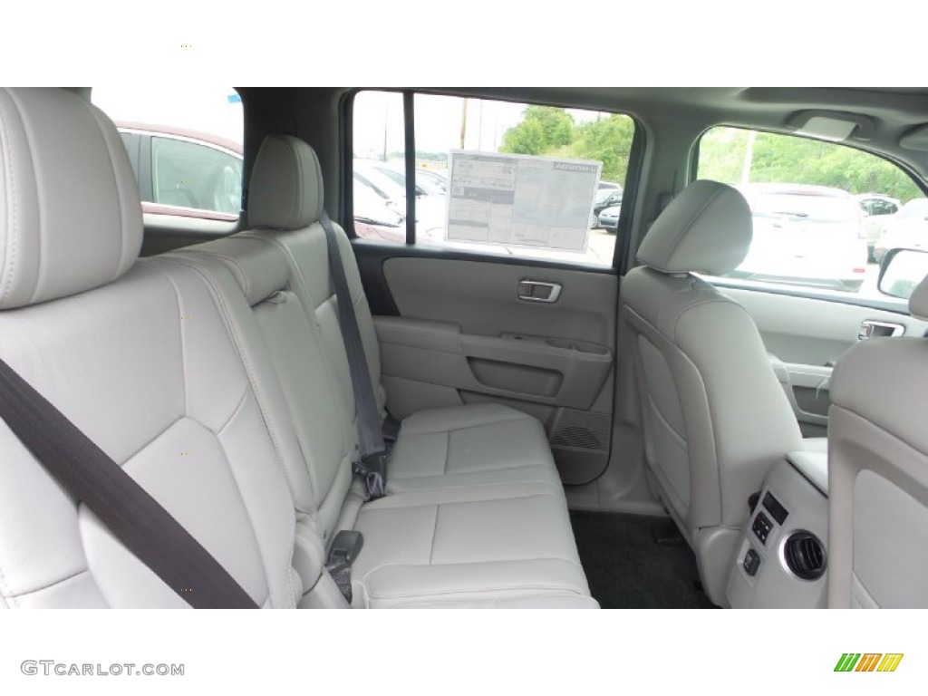 2015 Pilot EX-L 4WD - Crystal Black Pearl / Gray photo #16