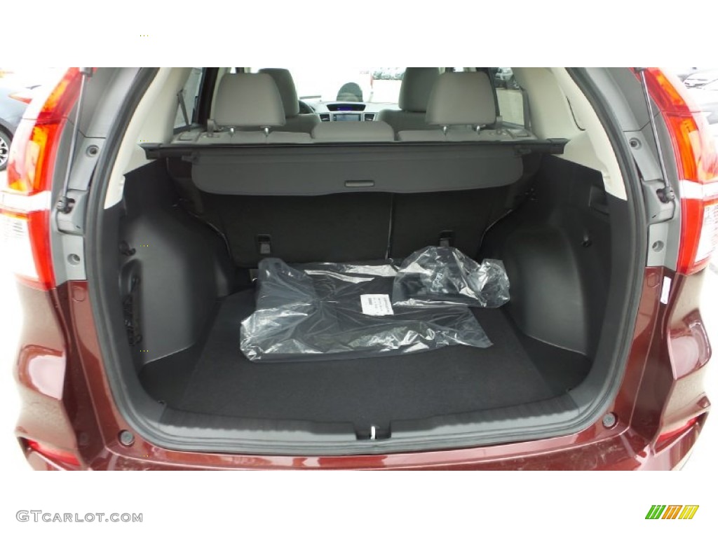 2015 CR-V EX AWD - Basque Red Pearl II / Gray photo #9