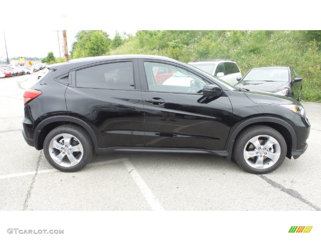 Crystal Black Pearl 2016 Honda HR-V EX-L Navi AWD Exterior Photo #104454572