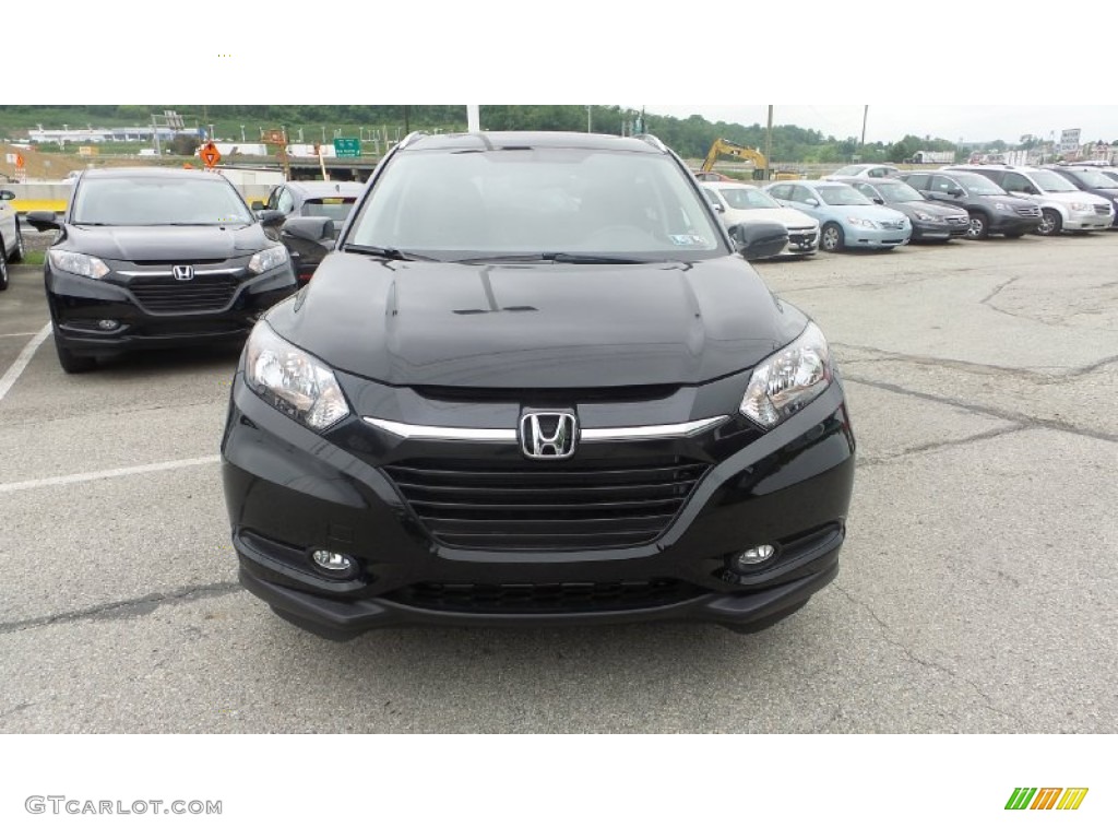 2016 HR-V EX-L Navi AWD - Crystal Black Pearl / Black photo #3