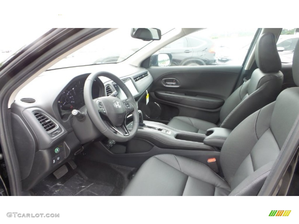Black Interior 2016 Honda HR-V EX-L Navi AWD Photo #104454792