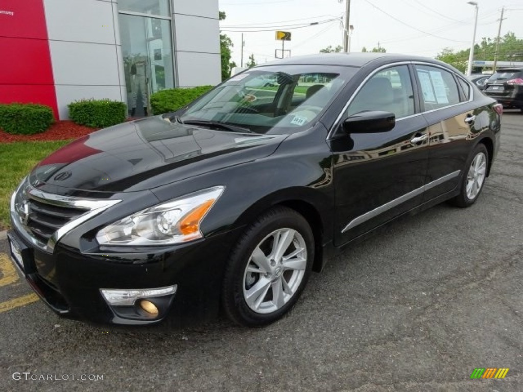 2015 Altima 2.5 SV - Super Black / Beige photo #1