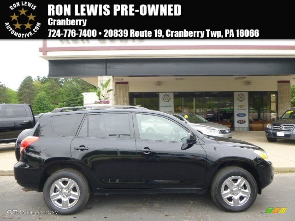 2007 RAV4 4WD - Black / Ash Gray photo #1