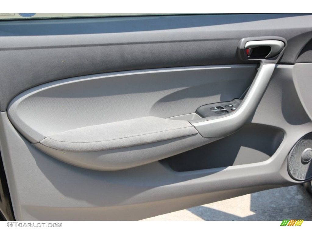 2010 Civic EX Coupe - Crystal Black Pearl / Gray photo #11