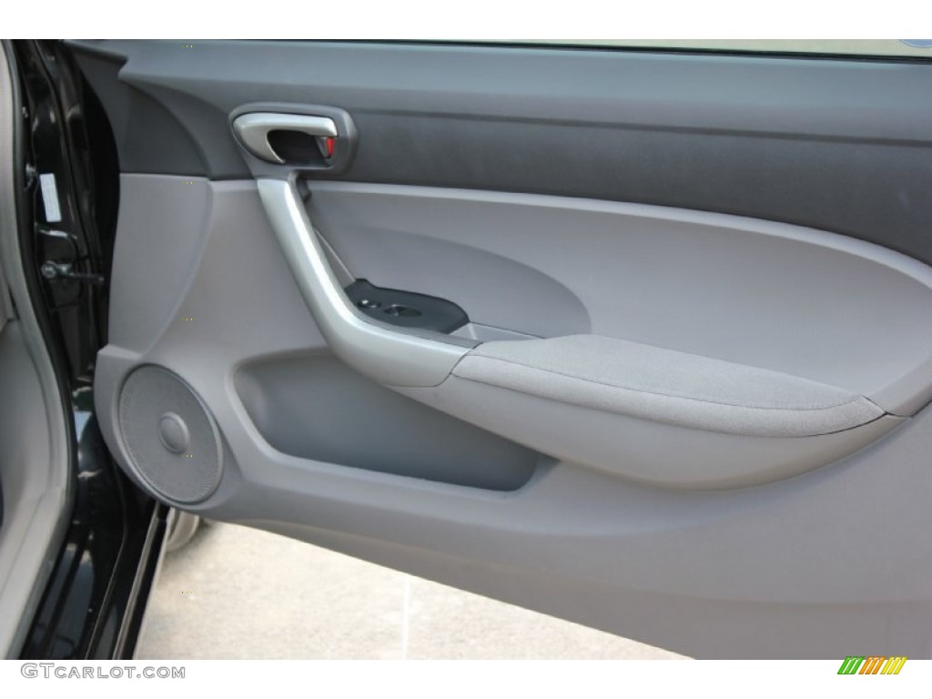 2010 Civic EX Coupe - Crystal Black Pearl / Gray photo #17