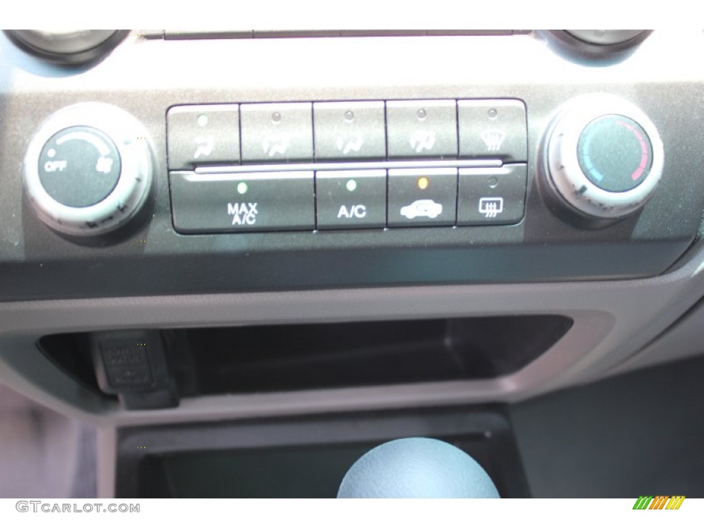 2010 Civic EX Coupe - Crystal Black Pearl / Gray photo #23