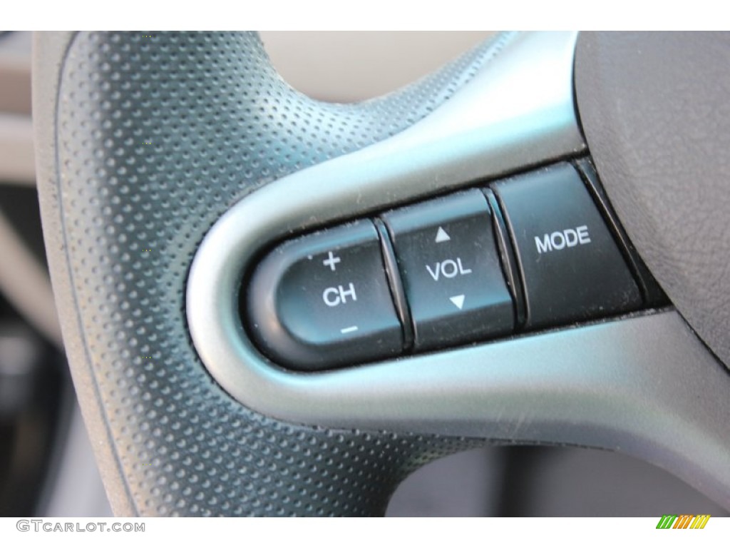 2010 Civic EX Coupe - Crystal Black Pearl / Gray photo #25